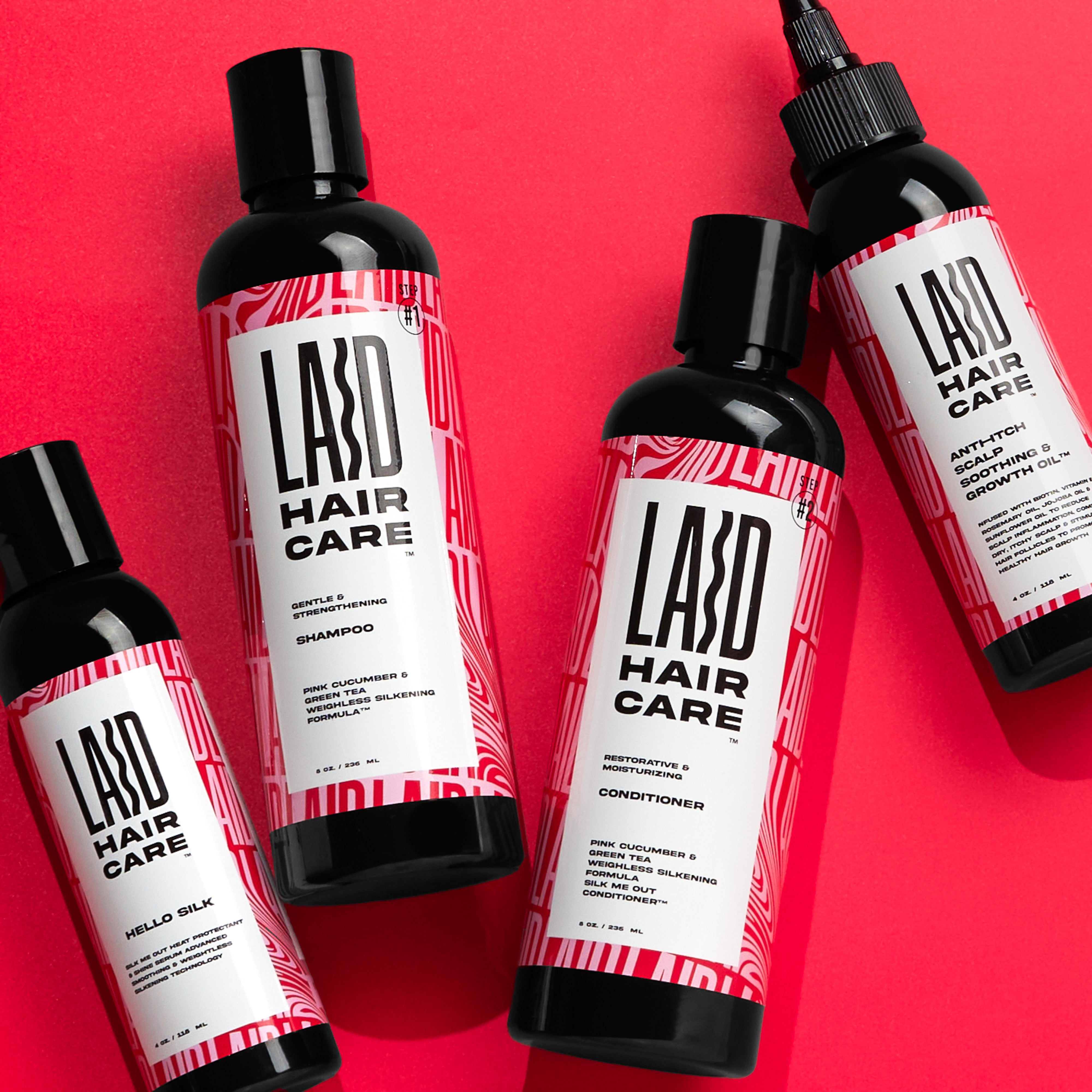 LAID Hair Care Weightless Collection For Healthy Hair Growth - Scalp & Hair Health System