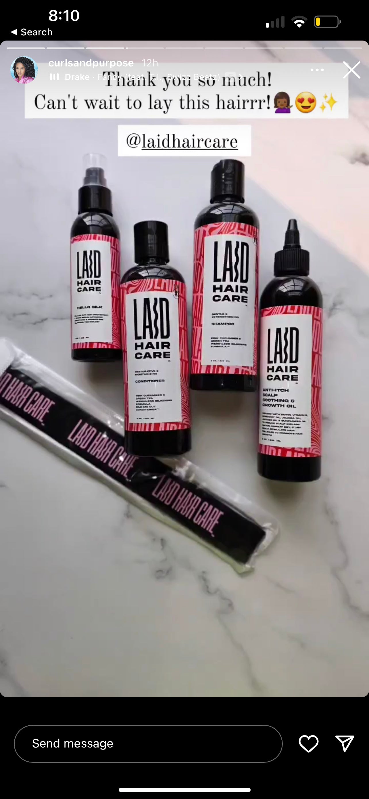 LAID Hair Care Weightless Collection For Healthy Hair Growth - Scalp & Hair Health System