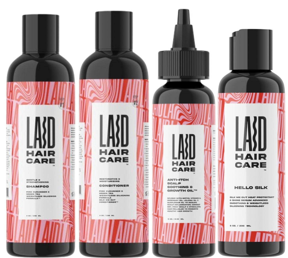 LAID Hair Care Weightless Collection For Healthy Hair Growth - Scalp & Hair Health System