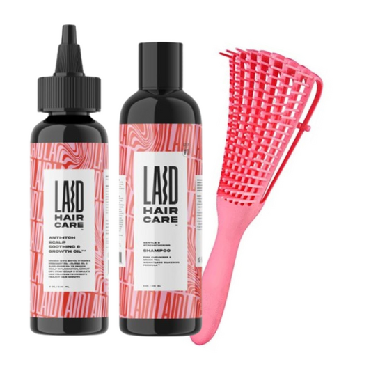 Growth Oil + Shampoo + FREE Hair Detangler